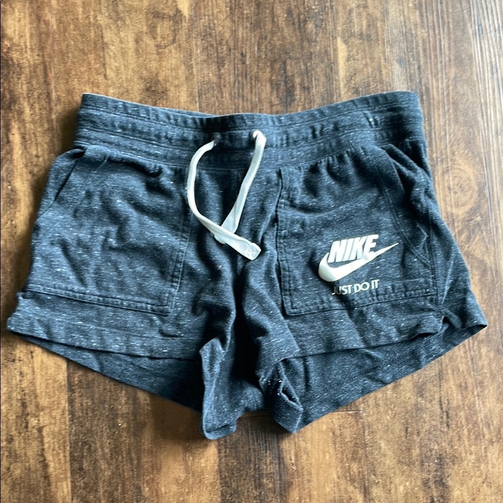 Nike Gray Shorts with Adjustable Waistband